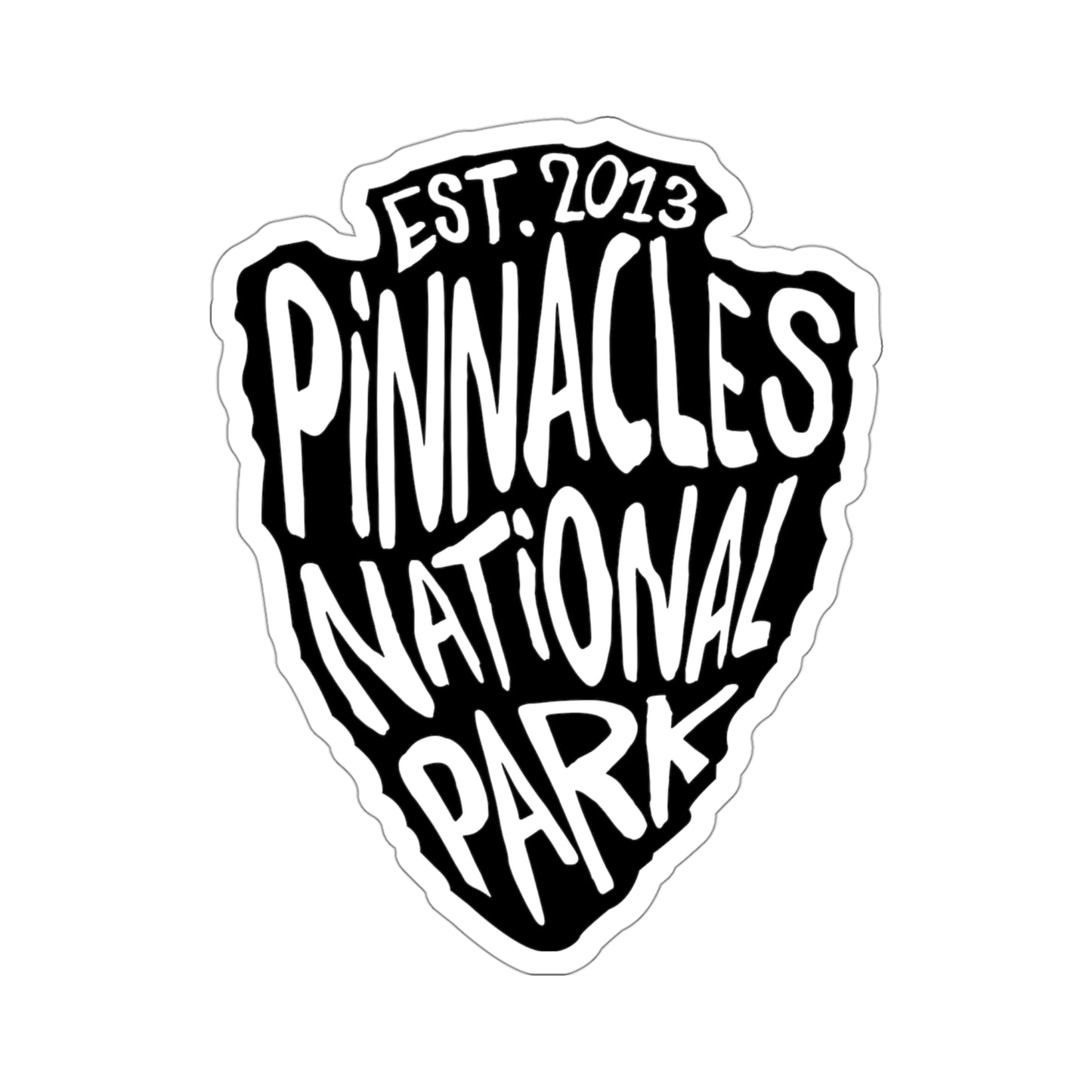 Pinnacles National Park Sticker - Arrow Head Design