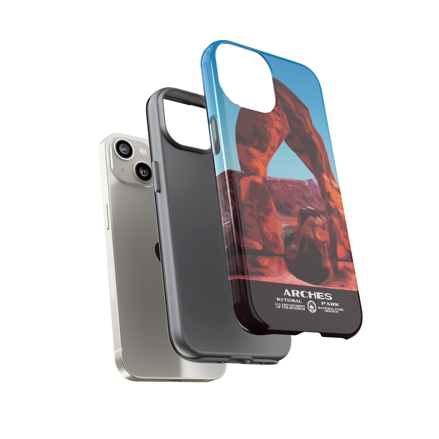 Arches National Park Phone Case - WPA Style