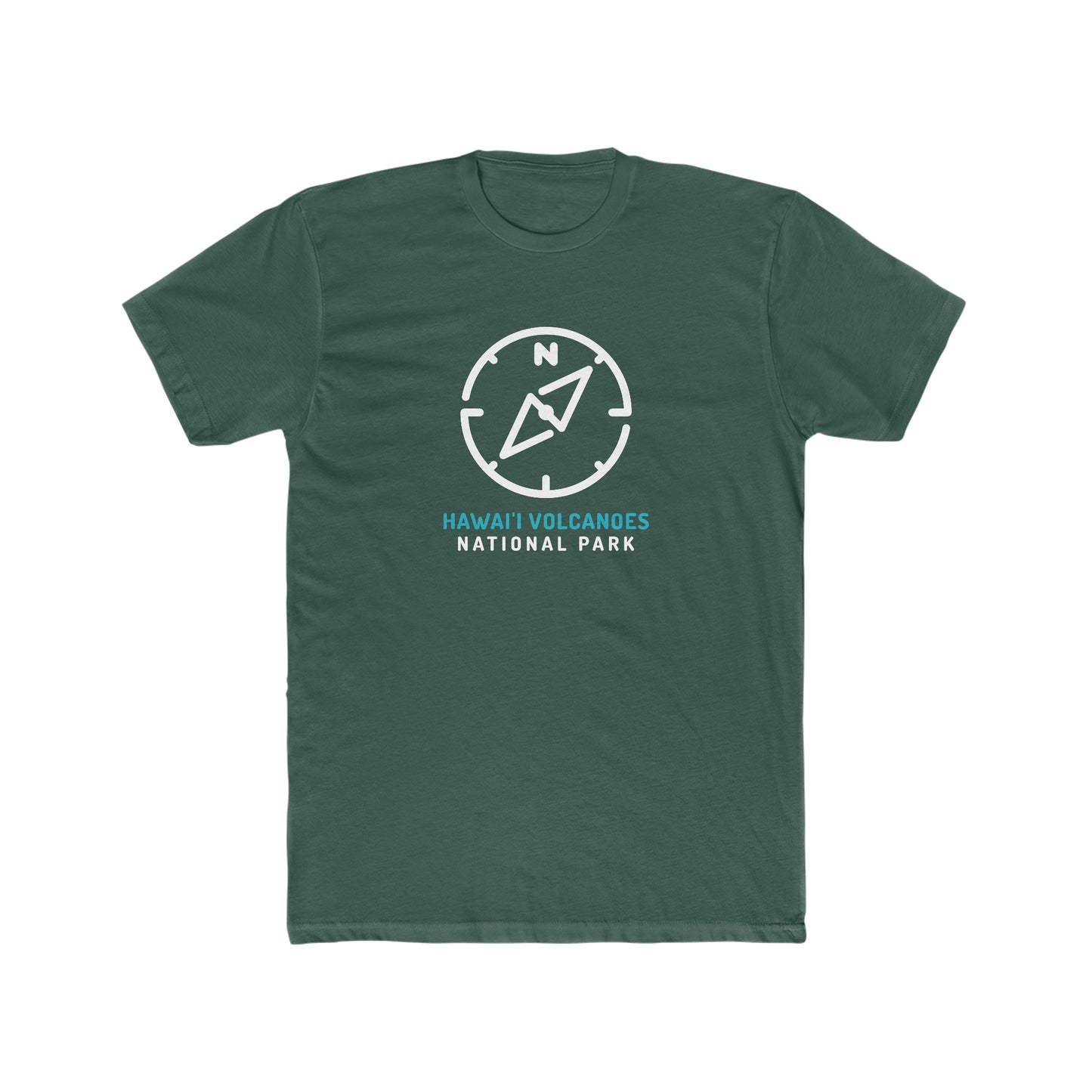 Hawaii Volcanoes National Park T-Shirt Compass Design