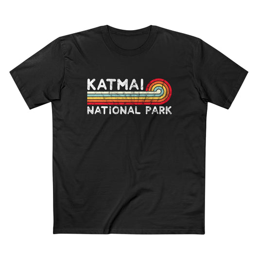 Katmai National Park T-Shirt - Vintage Stretched Sunrise