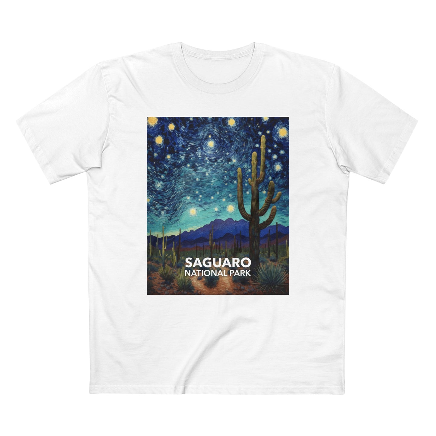 Saguaro National Park T-Shirt - The Starry Night