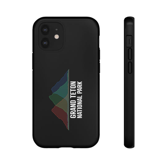 Grand Teton National Park Phone Case - Histogram Design