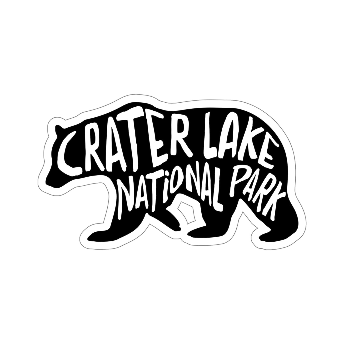 Crater Lake National Park Sticker - Black Bear