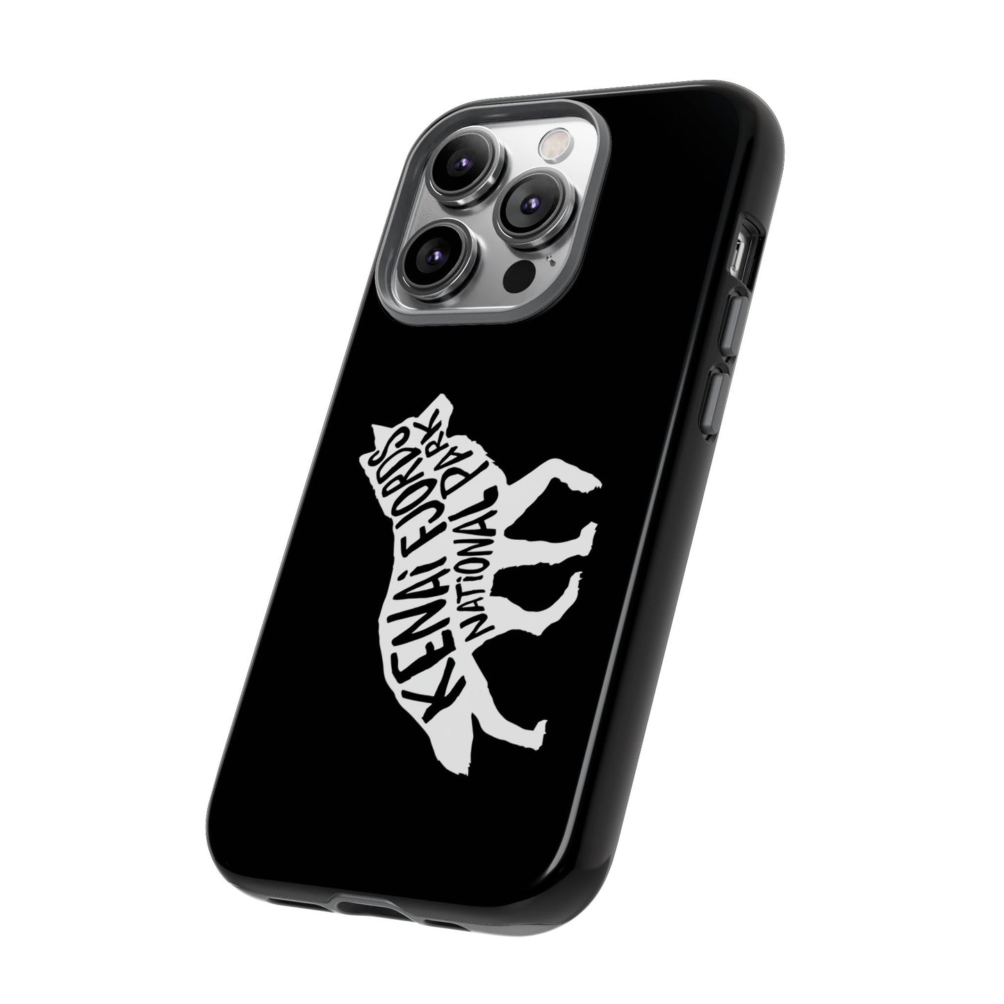 Kenai Fjords National Park Phone Case - Wolf Design