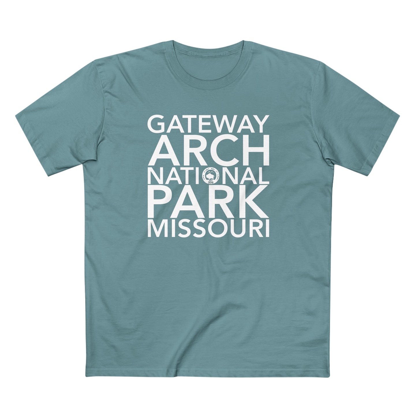 Gateway Arch National Park T-Shirt Block Text