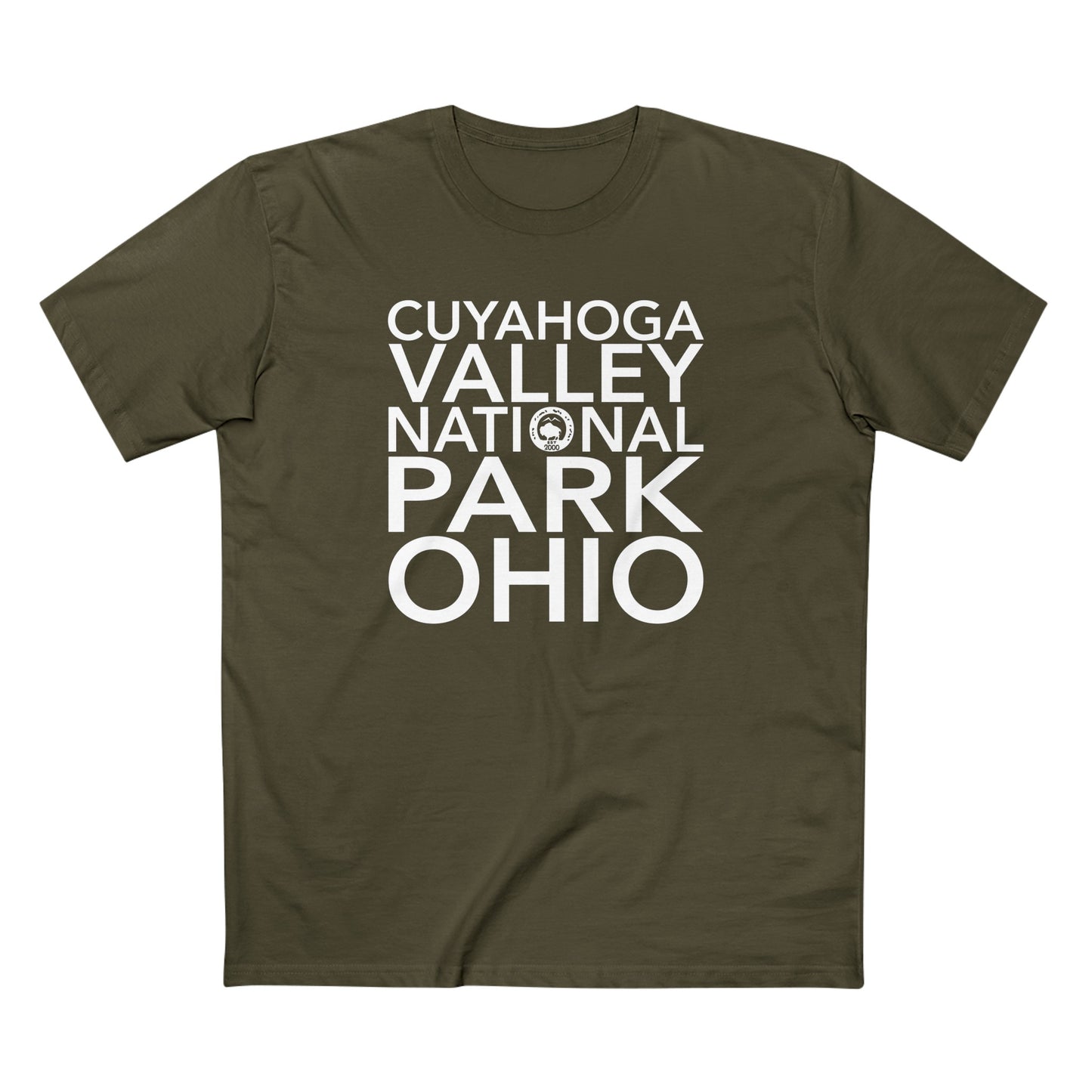 Cuyahoga Valley National Park T-Shirt Block Text