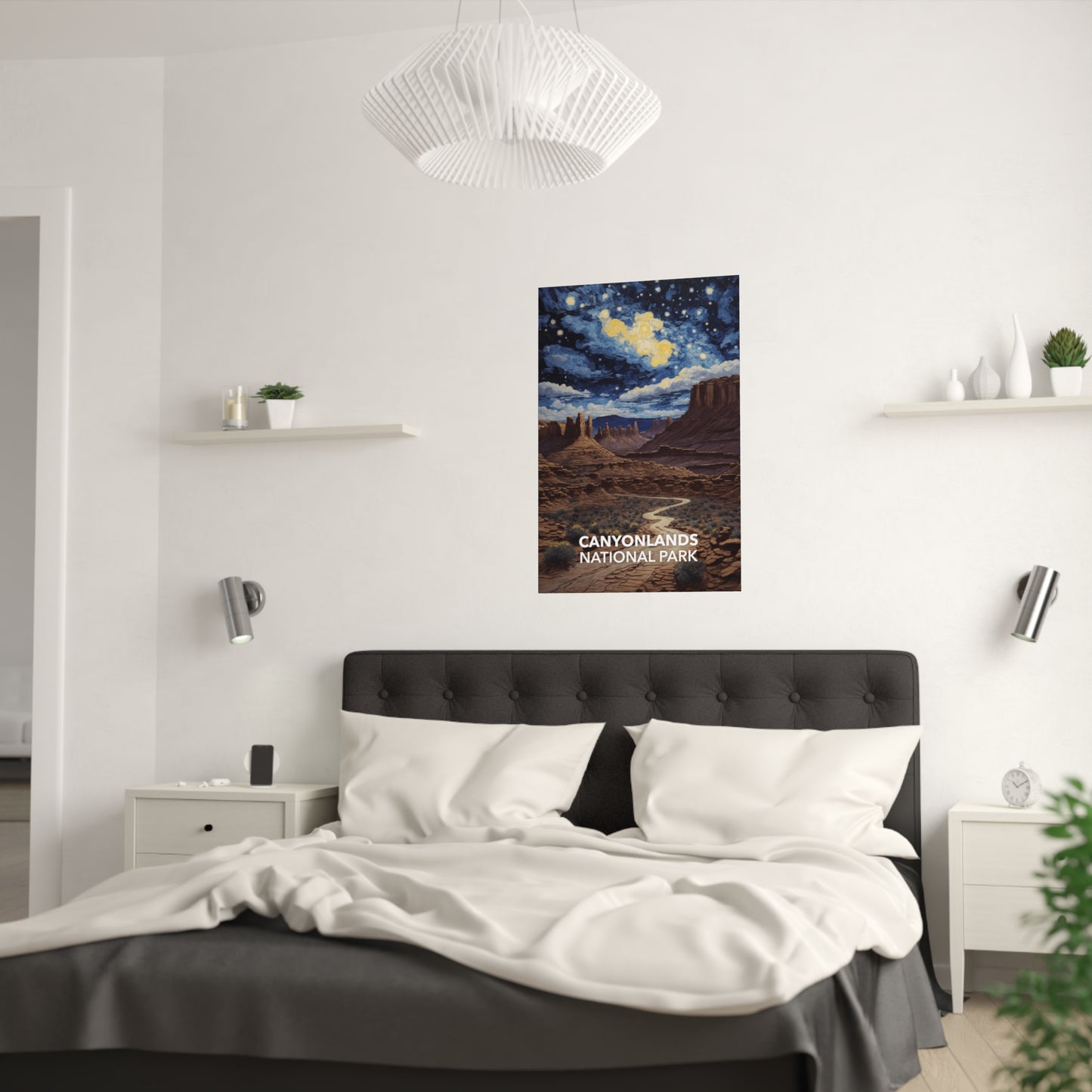 Canyonlands National Park Poster - Starry Night