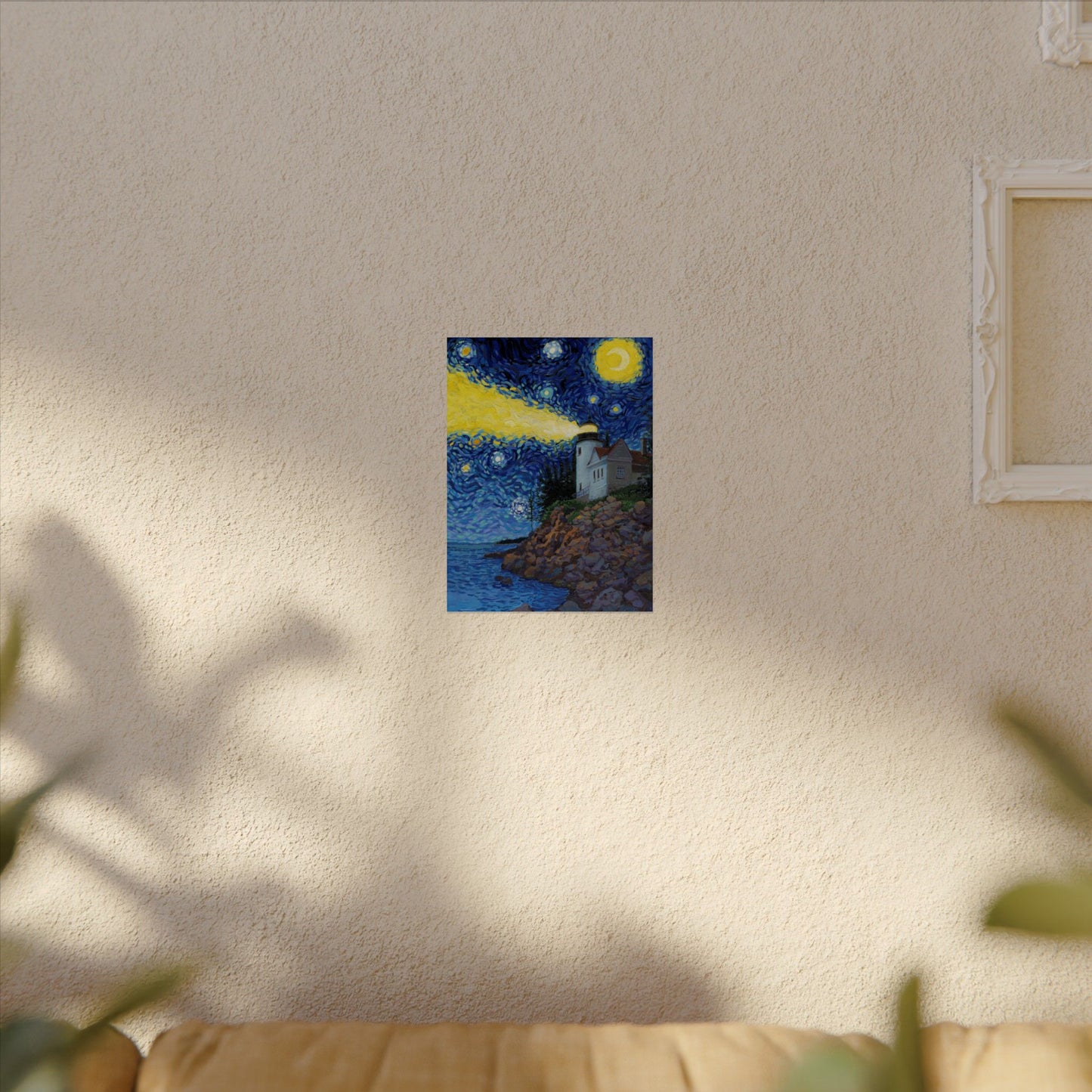Acadia National Park Starry Night Poster - Premium Textured Paper