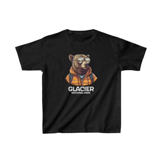 Glacier National Park Child T-Shirt - Cool Grizzly Bear
