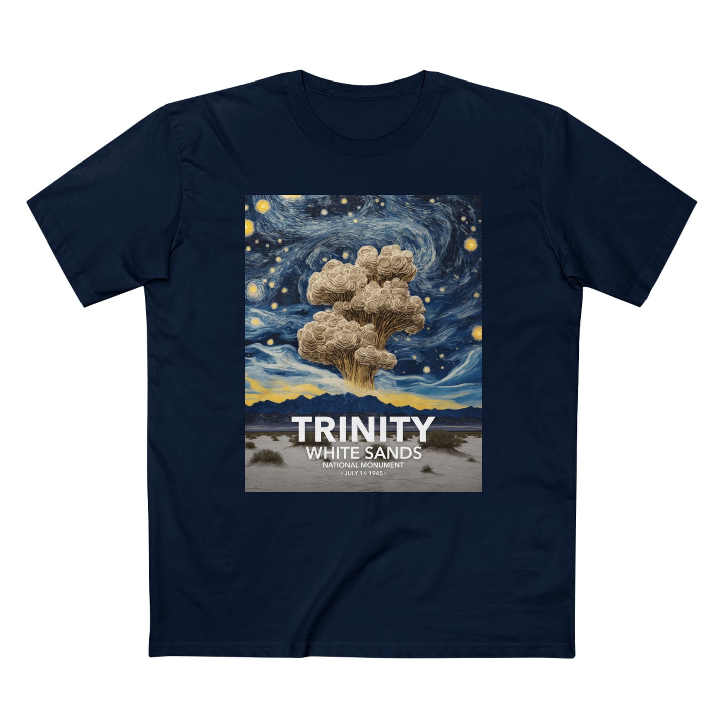 White Sands National Park T-Shirt - The Starry Night Trinity Test