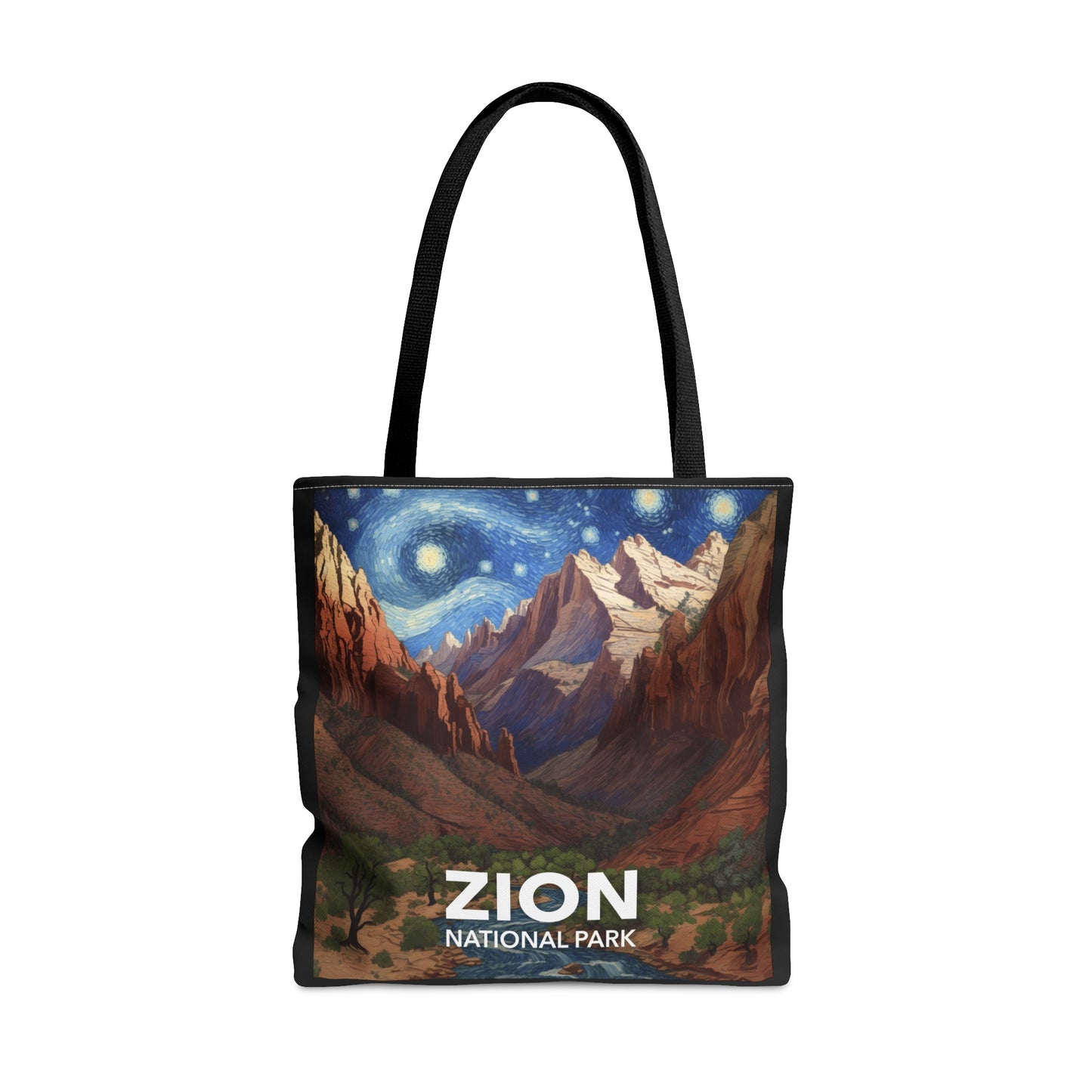 Zion National Park Tote Bag - The Starry Night