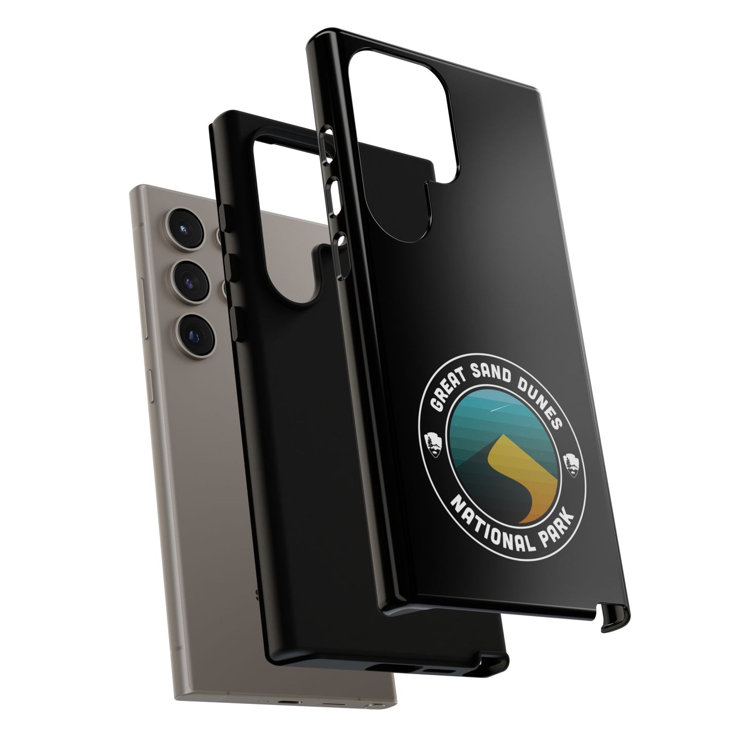 Great Sand Dunes National Park Phone Case - Round Emblem Design