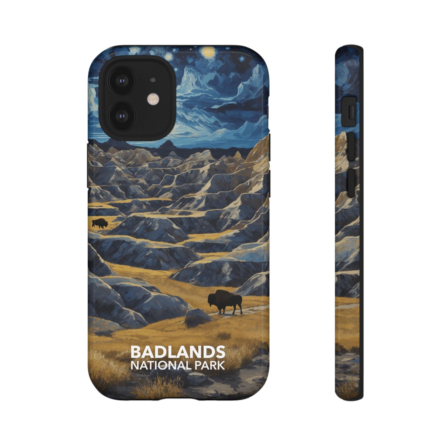 Badlands National Park Phone Case - Starry Night
