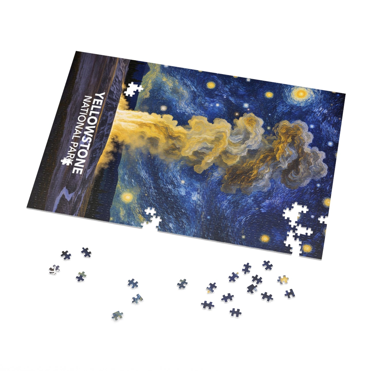 Yellowstone National Park Jigsaw Puzzle - The Starry Night