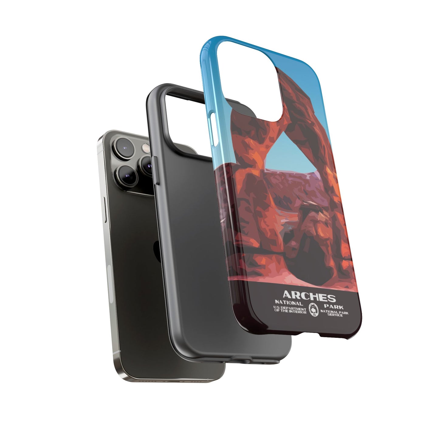 Arches National Park Phone Case - WPA Style