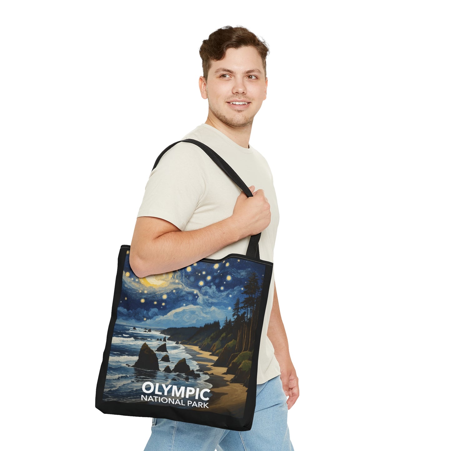 Olympic National Park Tote Bag - The Starry Night
