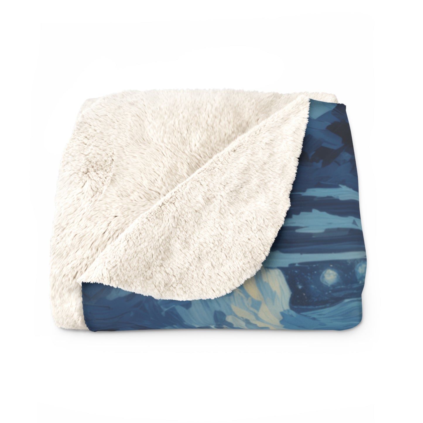 Badlands National Park Sherpa Blanket - The Starry Night