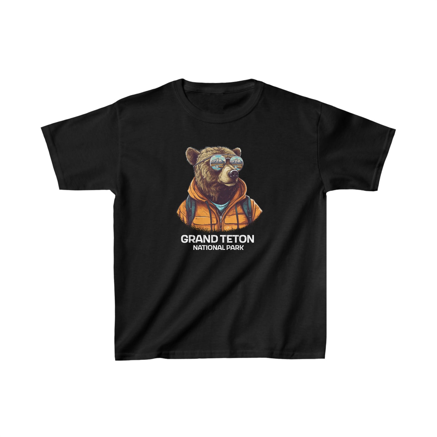 Grand Teton National Park Child T-Shirt - Cool Grizzly Bear