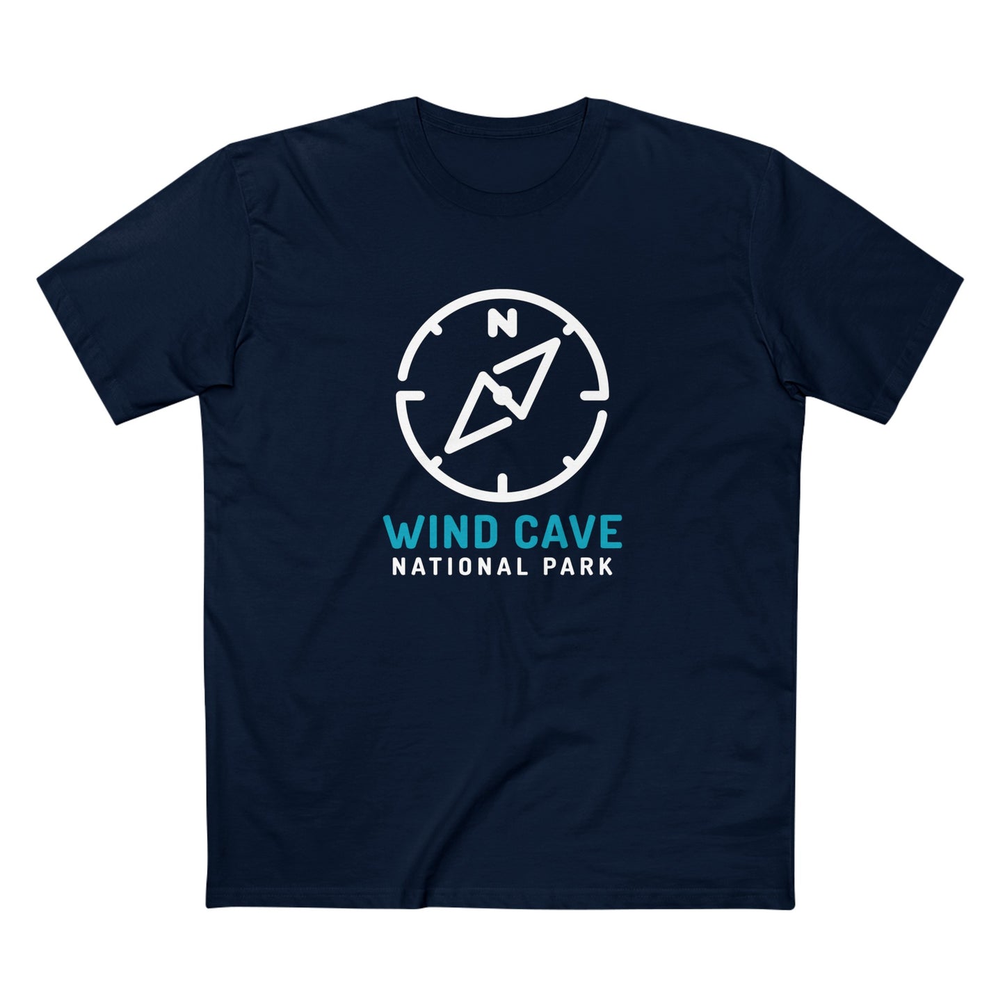 Wind Cave National Park T-Shirt Compass Design