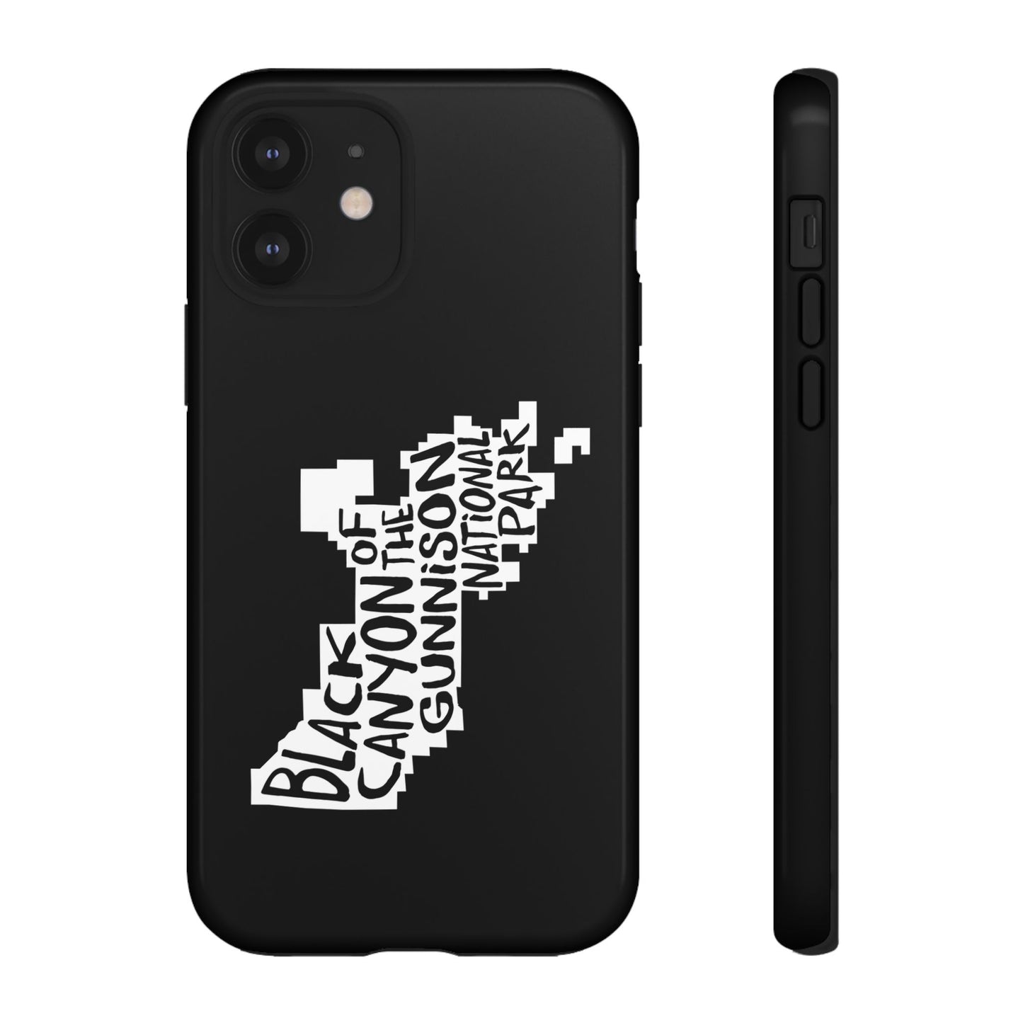 Black Canyon of the Gunnison National Park Phone Case - Map Design