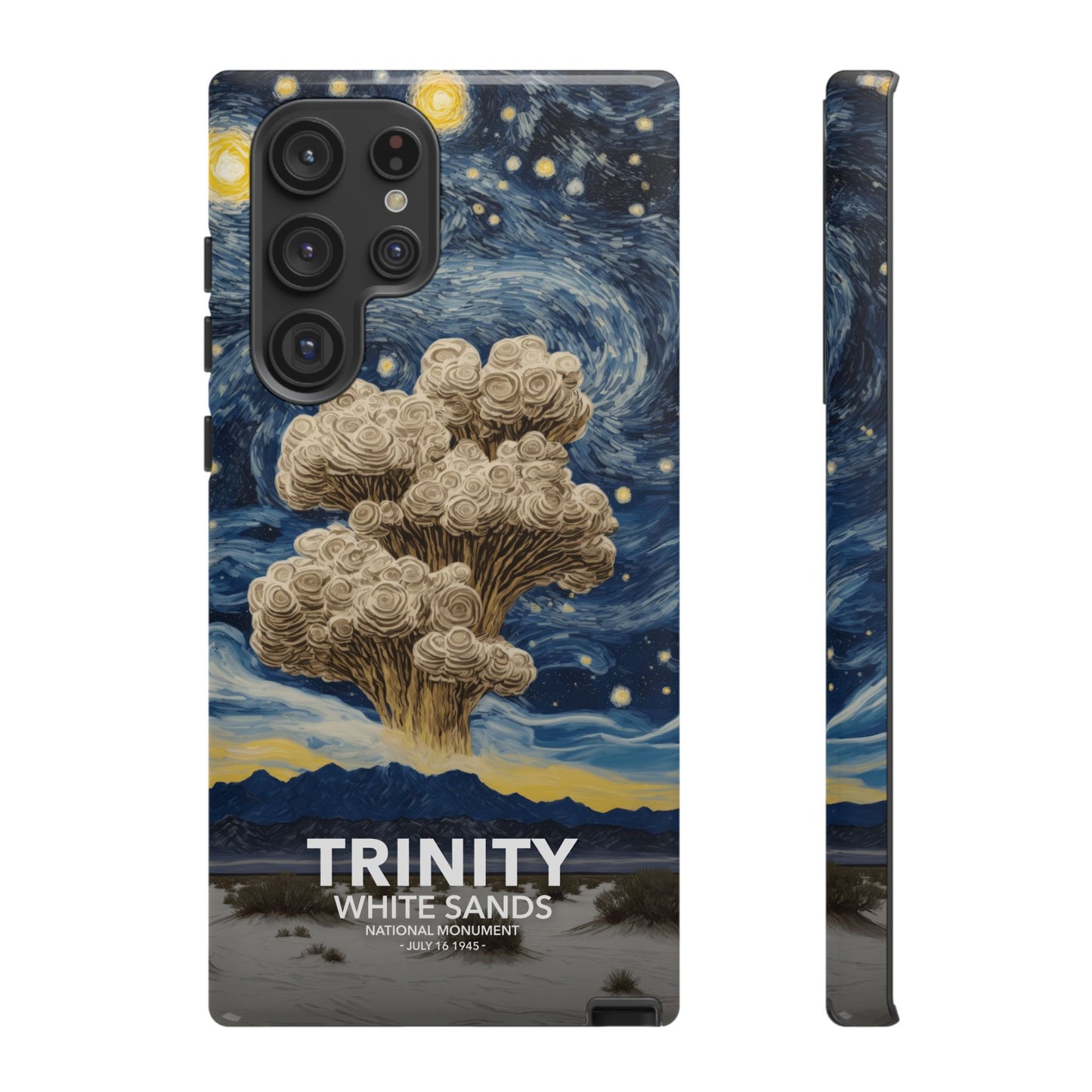 White Sands National Park Phone Case - Starry Night Trinity Test