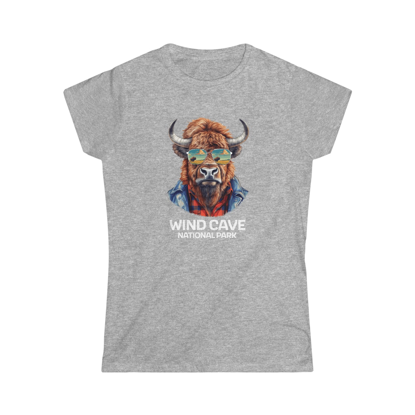 Wind Cave National Park Women's T-Shirt - Cool Bison