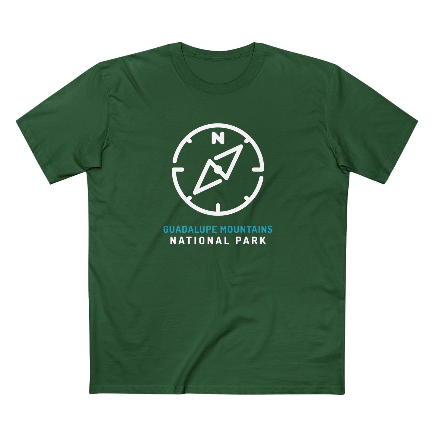 Guadalupe Mountains National Park T-Shirt Compass Design