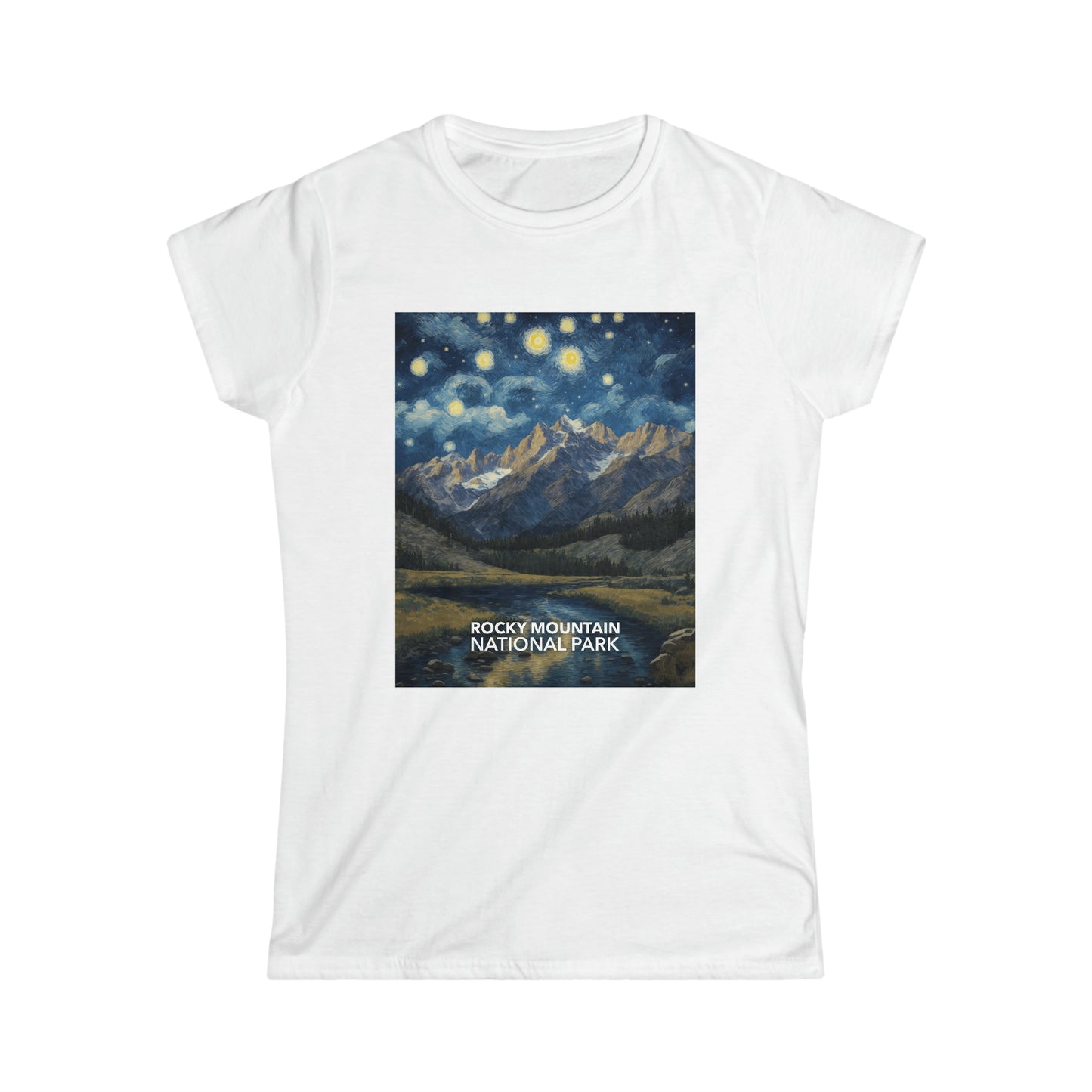 Rocky Mountain National Park T-Shirt - Women's Starry Night