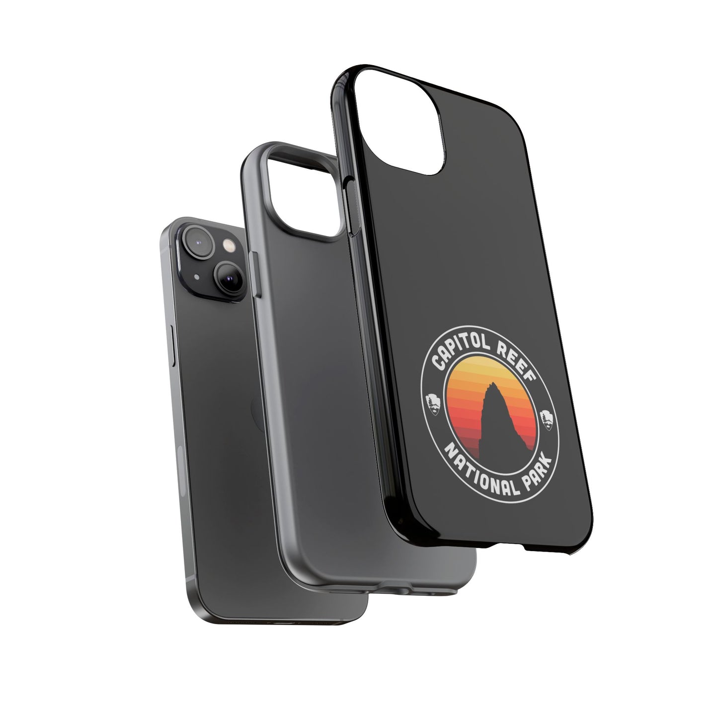 Capitol Reef National Park Phone Case - Round Emblem Design