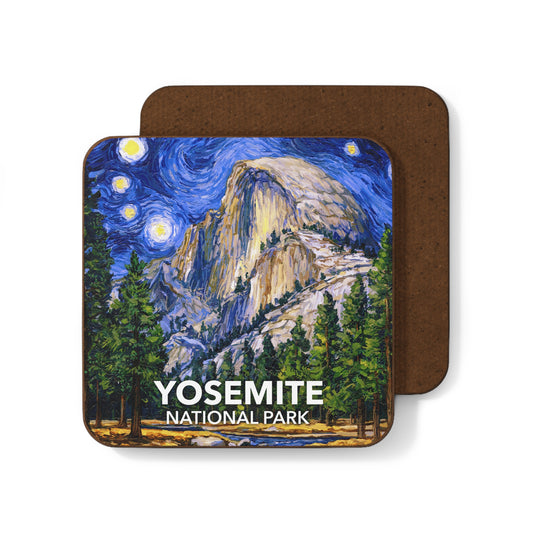 Yosemite National Park Coaster - The Starry Night