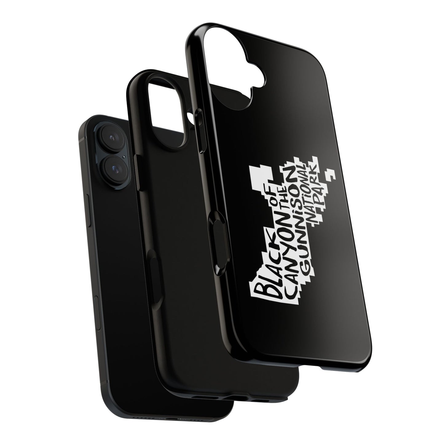 Black Canyon of the Gunnison National Park Phone Case - Map Design