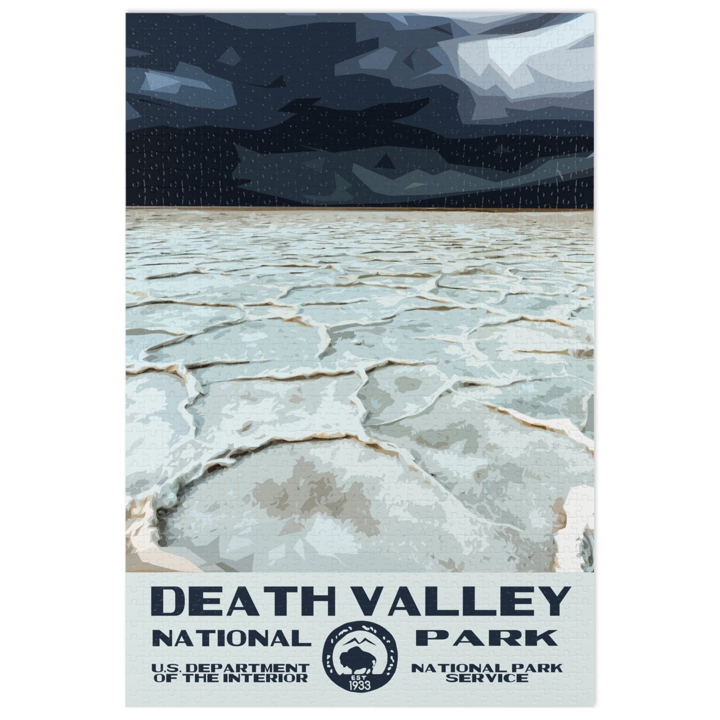 Death Valley National Park Jigsaw Puzzle - Badwater Basin - 1000 Pieces