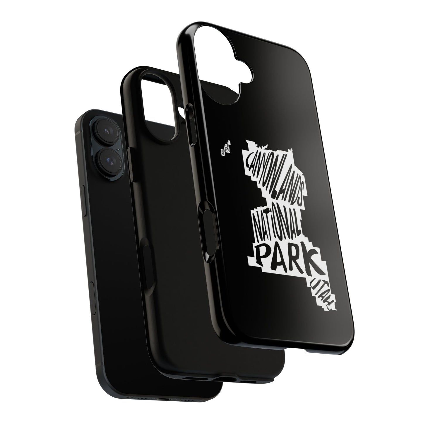 Canyonlands National Park Phone Case - Map Design