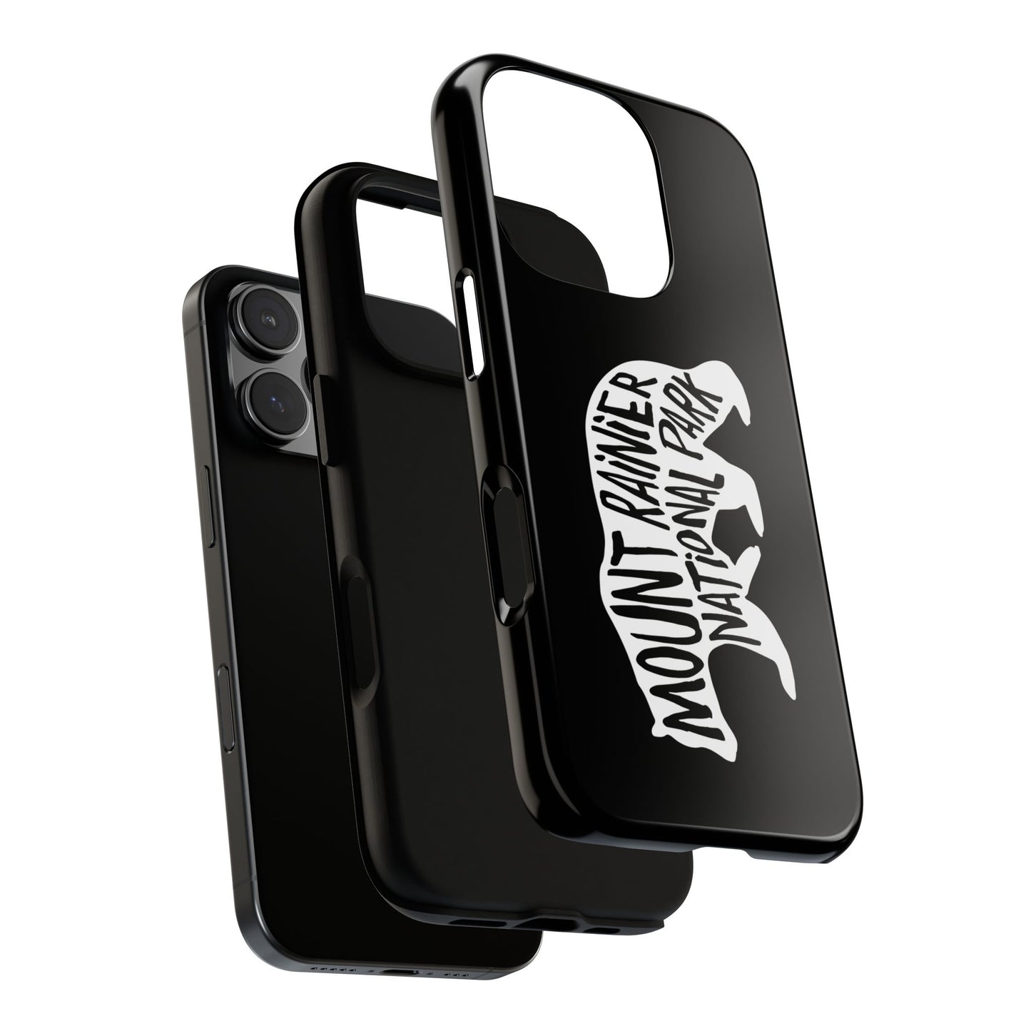 Mount Rainier National Park Phone Case - Black Bear Design