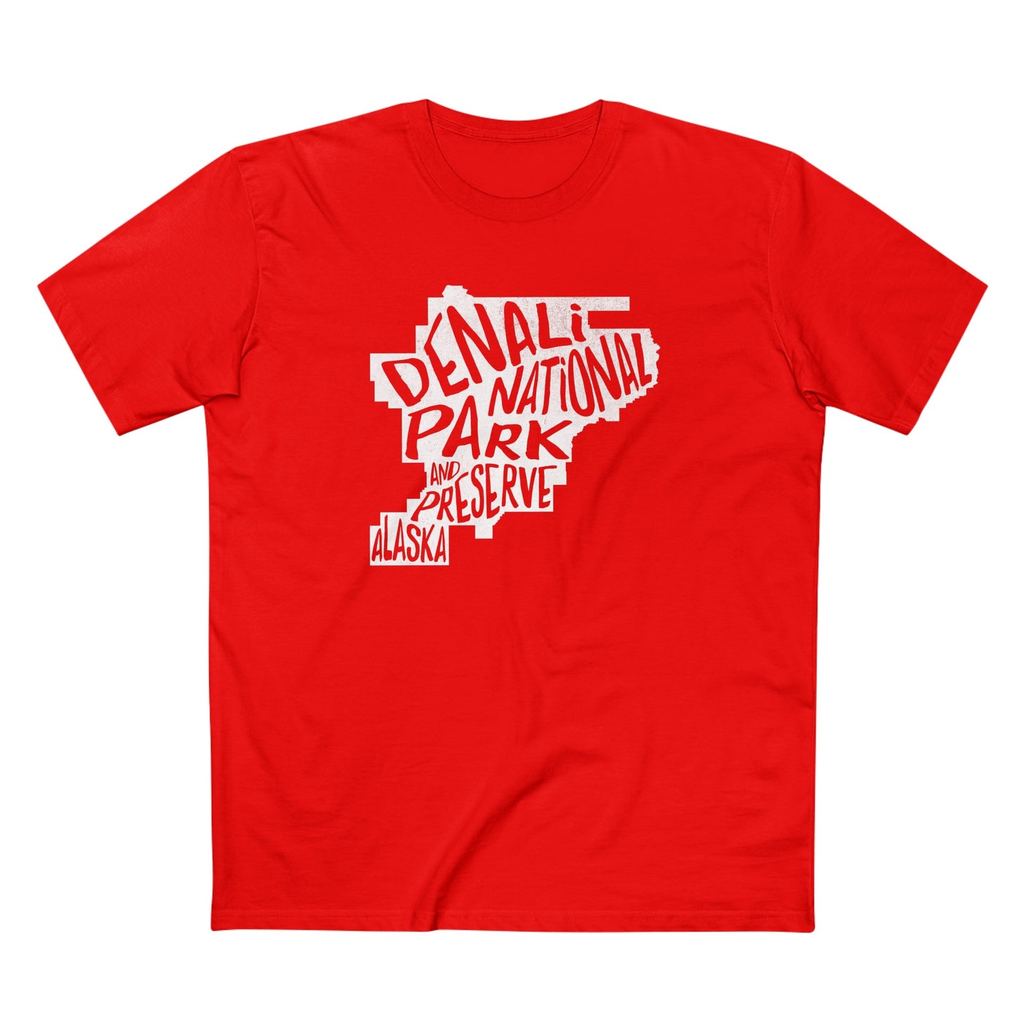 Denali National Park T-Shirt - Map