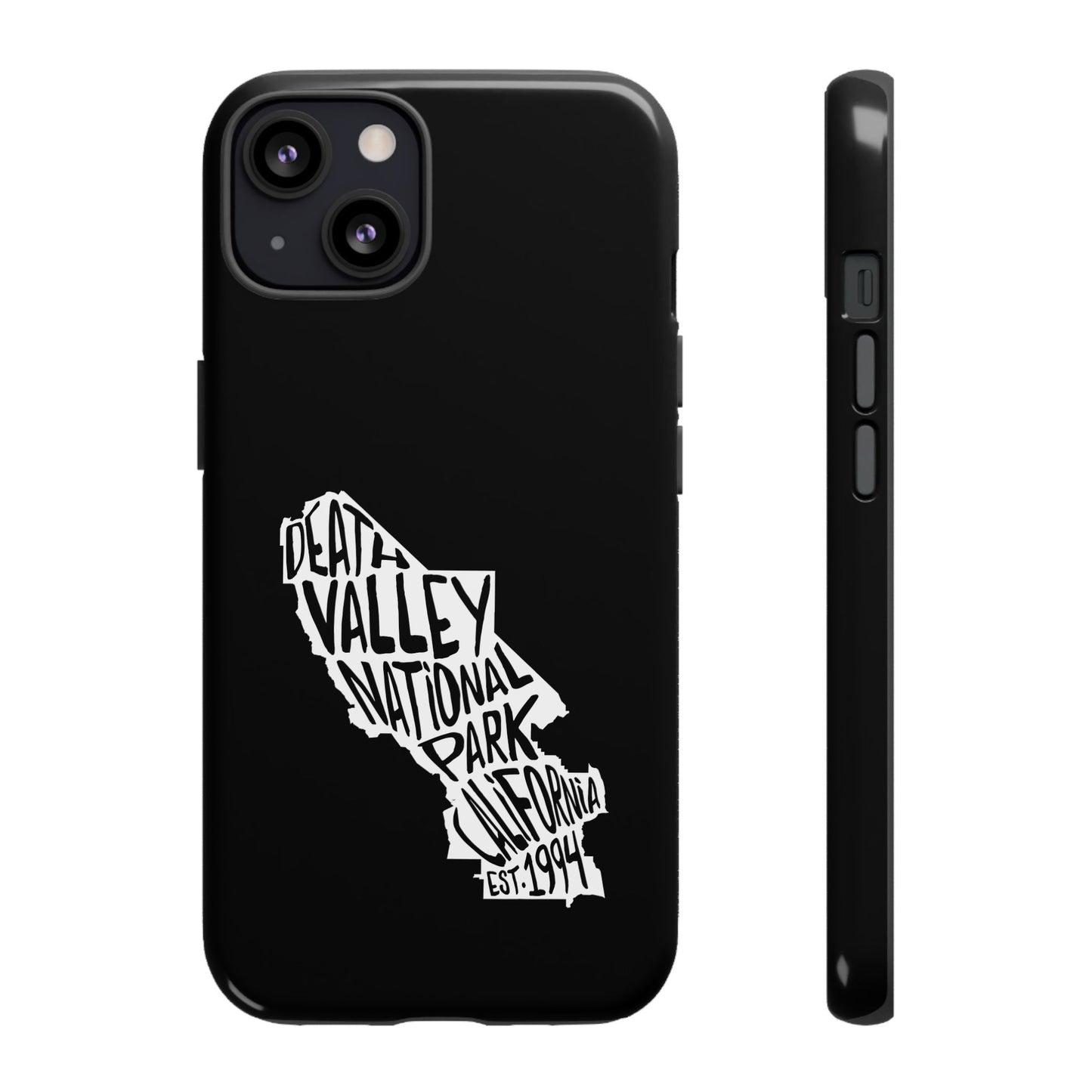 Death Valley National Park Phone Case - Map Design