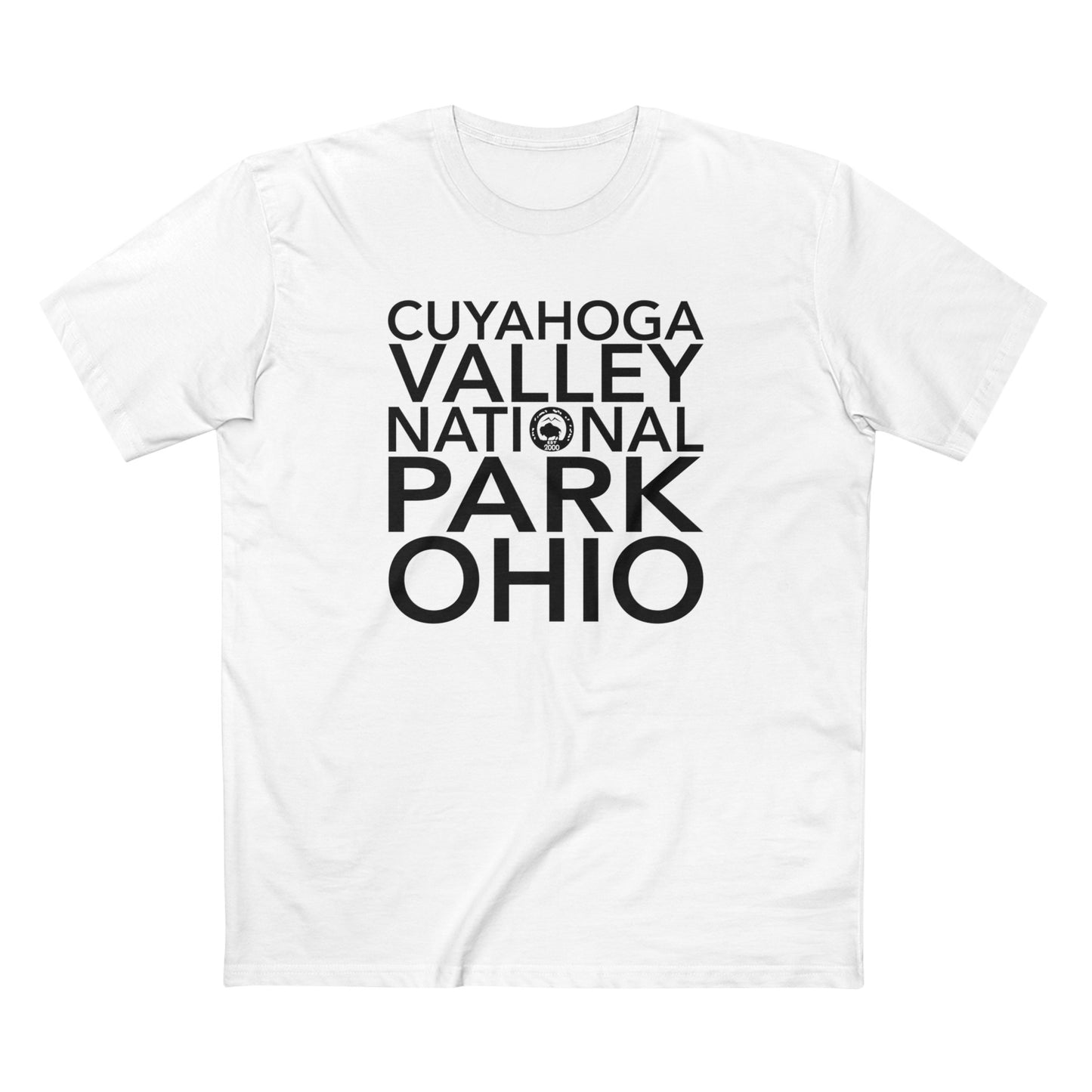 Cuyahoga Valley National Park T-Shirt Block Text