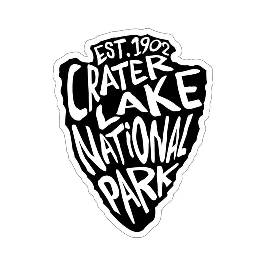 Crater Lake National Park Sticker - Arrow Head Design