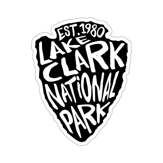 Lake Clark National Park Sticker - Arrow Head Design