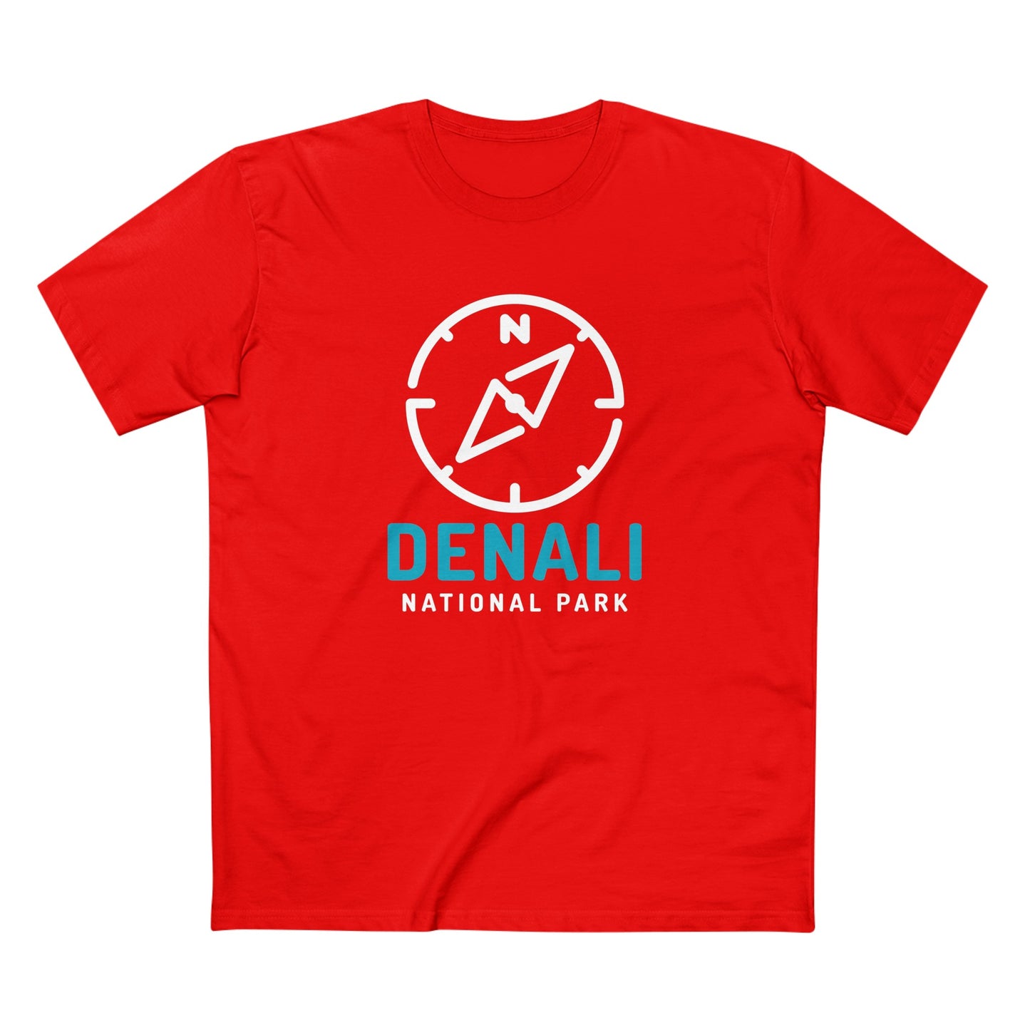 Denali National Park T-Shirt Compass Design