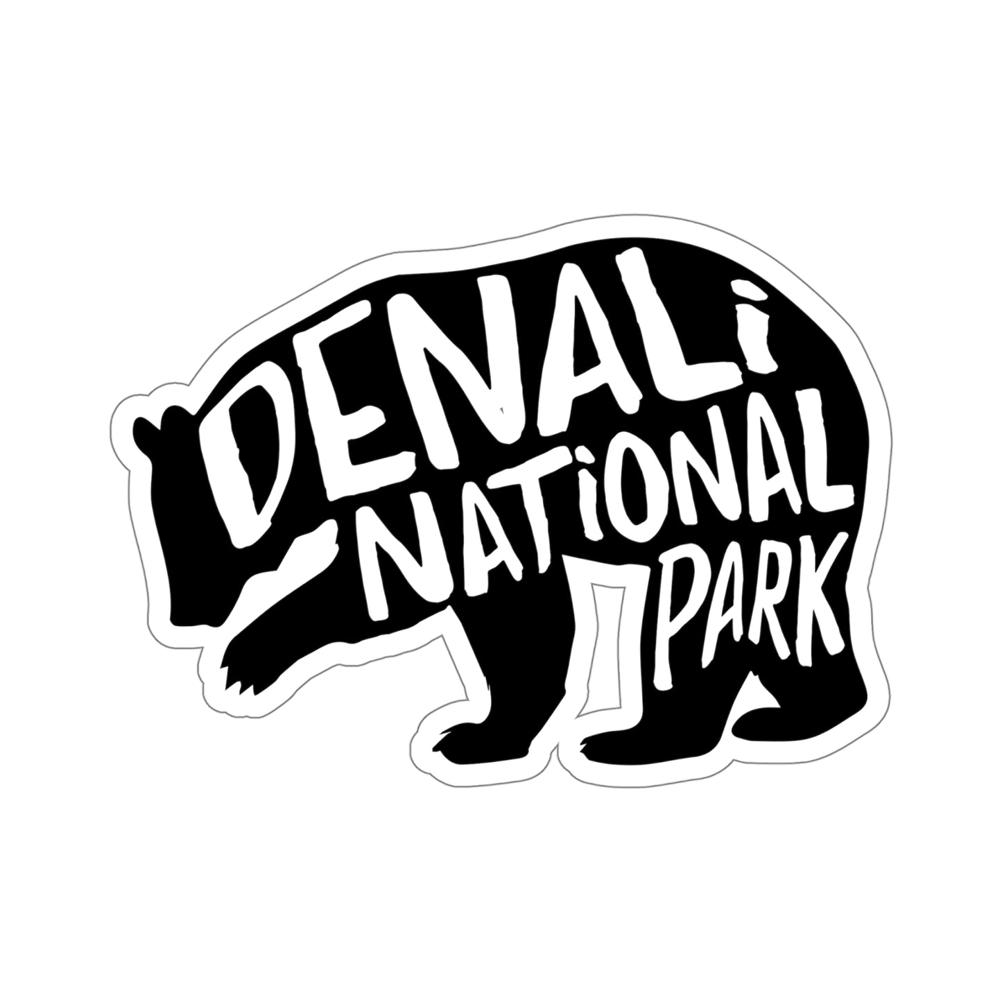 Denali National Park Sticker - Grizzly Bear