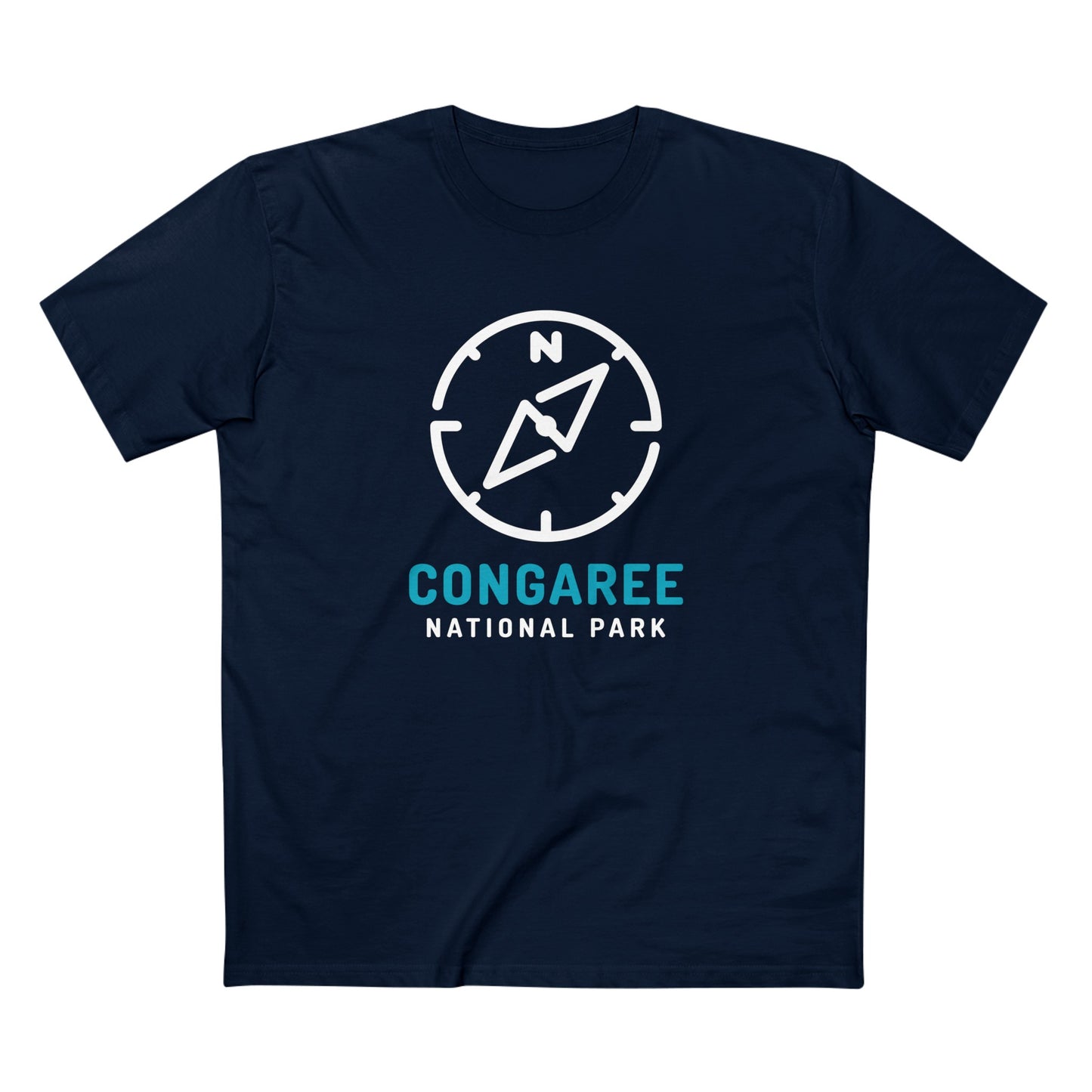 Congaree National Park T-Shirt Compass Design