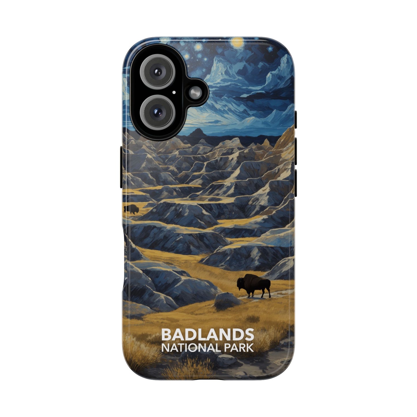 Badlands National Park Phone Case - Starry Night