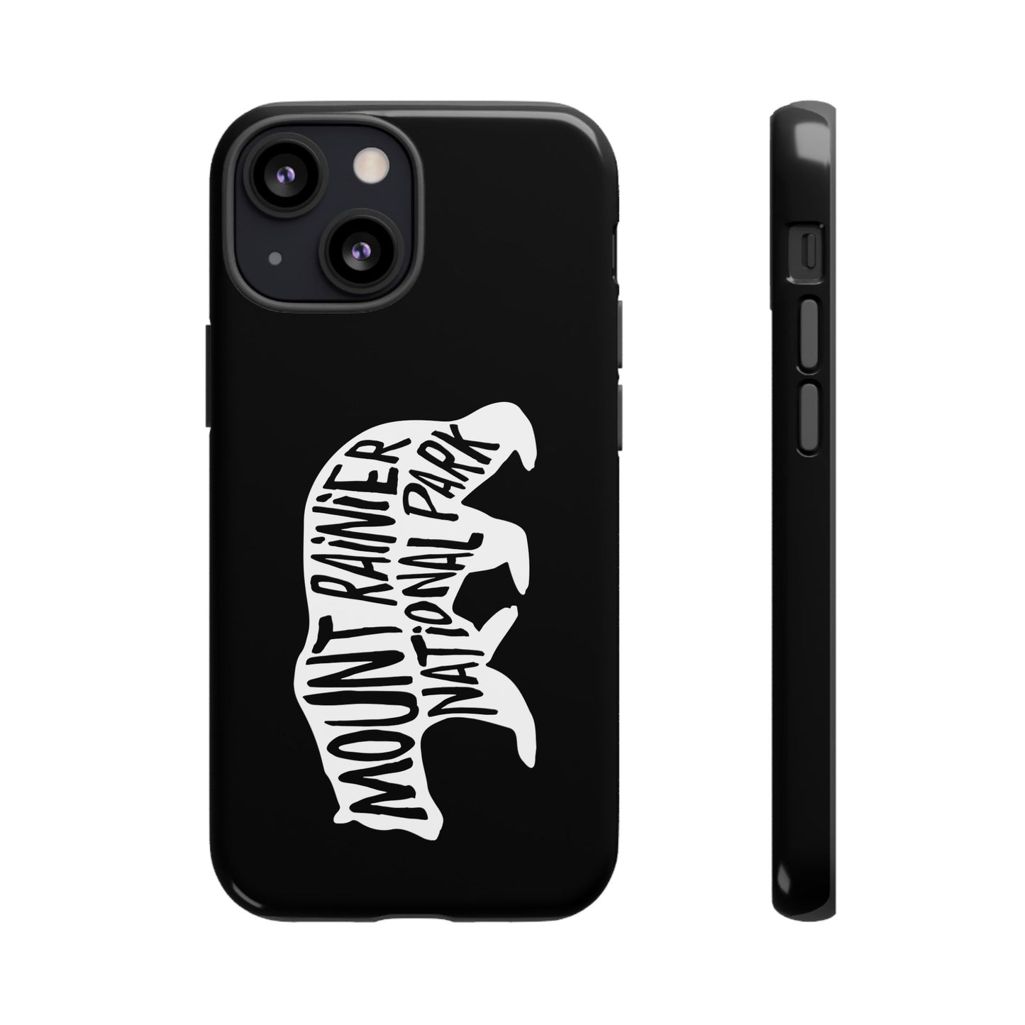 Mount Rainier National Park Phone Case - Black Bear Design