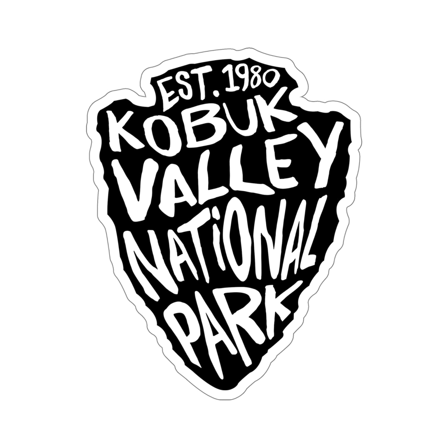 Kobuk Valley National Park Sticker - Arrow Head Design