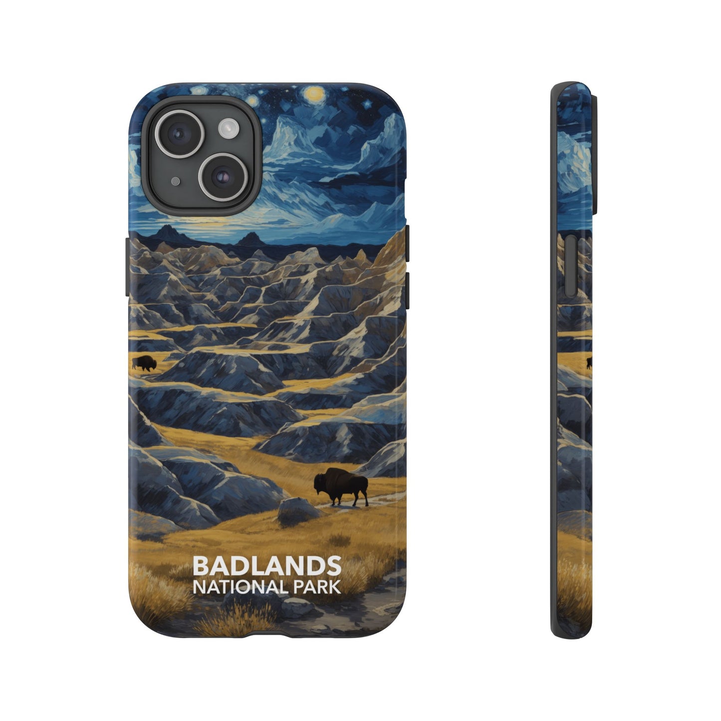 Badlands National Park Phone Case - Starry Night