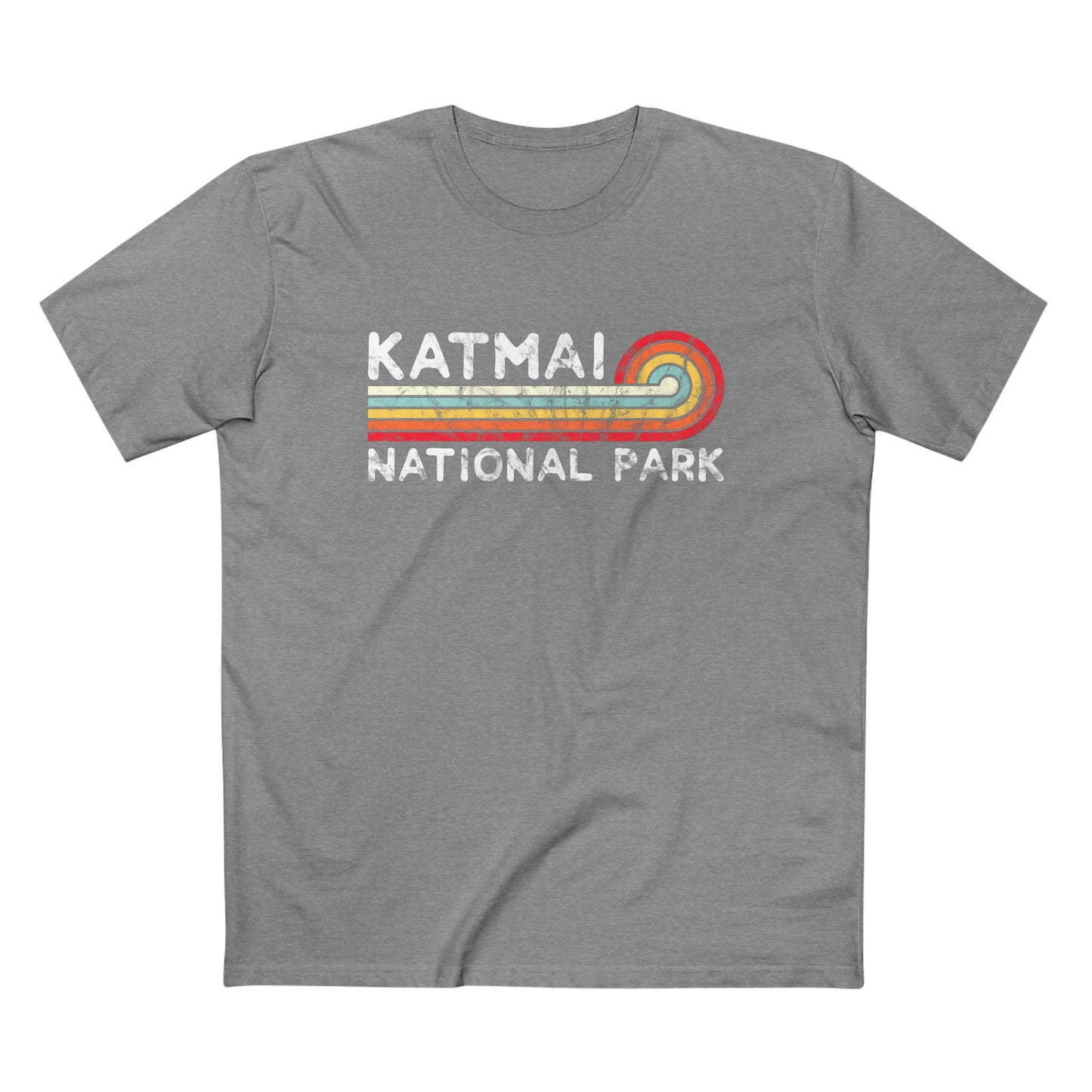 Katmai National Park T-Shirt - Vintage Stretched Sunrise