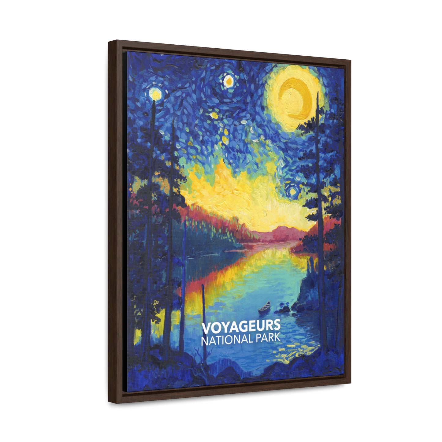 Voyageurs National Park Framed Canvas - The Starry Night