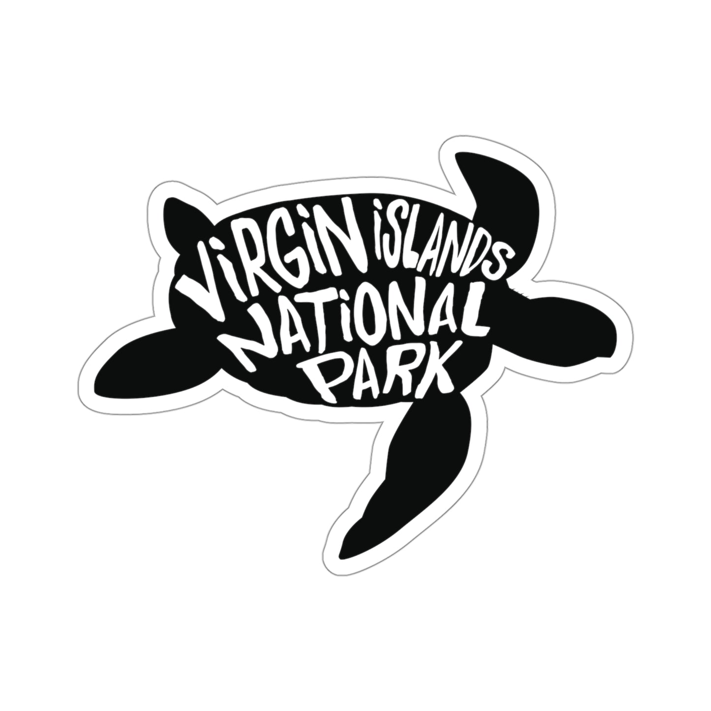 Virgin Islands National Park Sticker - Turtle