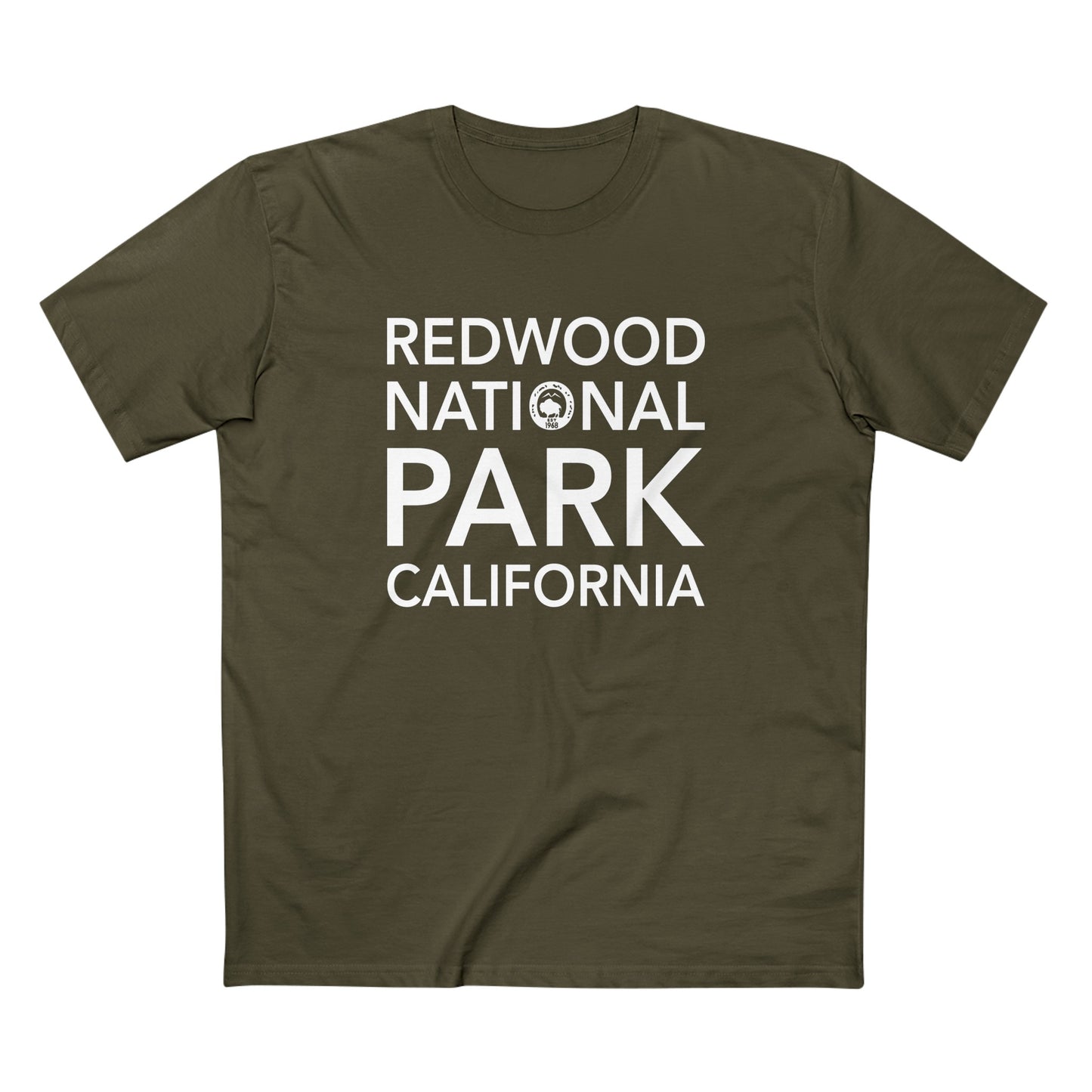 Redwood National Park T-Shirt Block Text